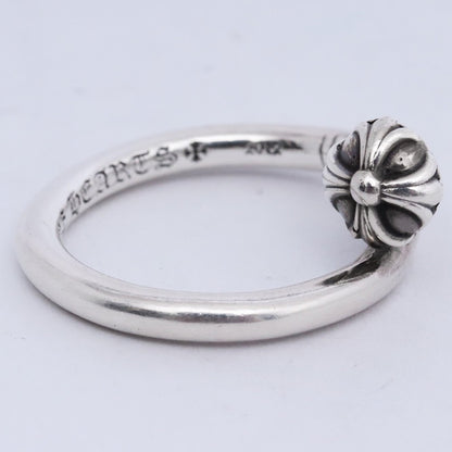 CHROME HEARTS Silver Nail Cross Ball Ring Size ONE SIZE
