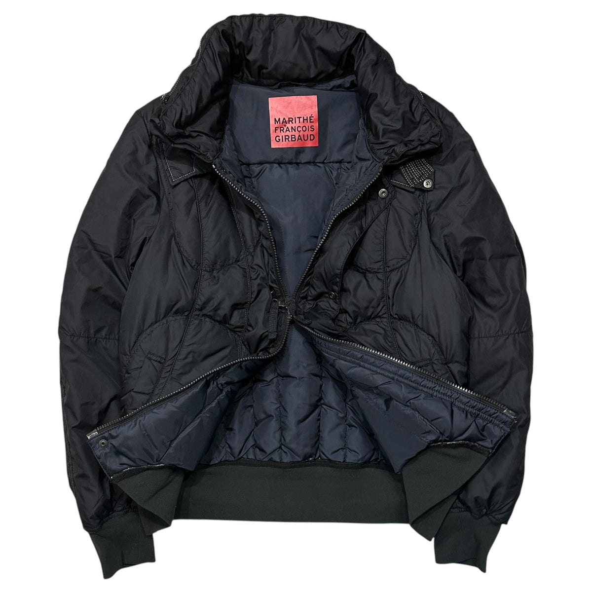 MARITHE FRANCOIS GIRBAUD Pocket Down Jacket Black Size M