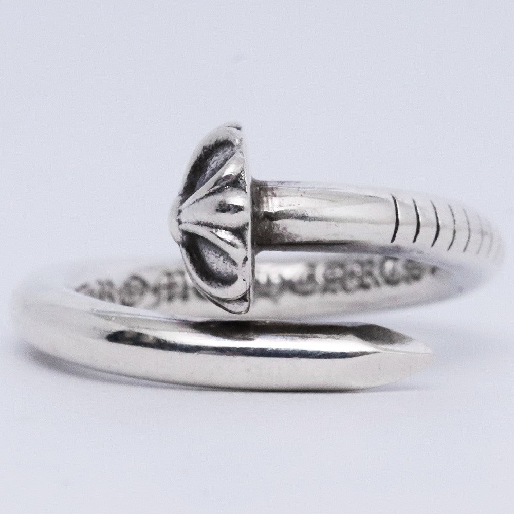 CHROME HEARTS NAIL CROSS BALL RING Silver Ring Size ONE SIZE