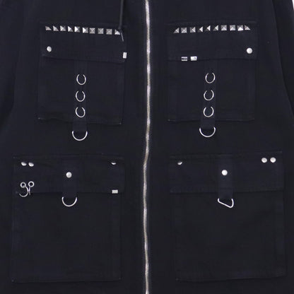 FR(13)NDS Ring Denim Mods Coat Black Free Size