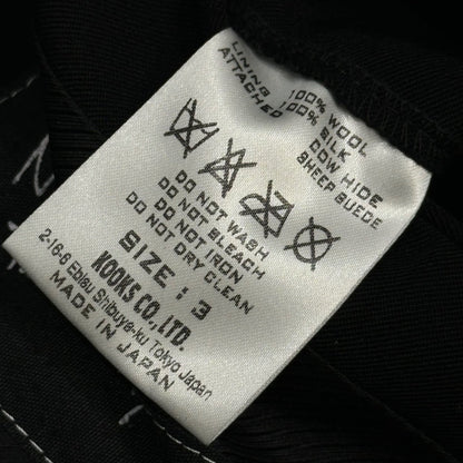NUMBER (N)INE 06AW Elbow-Patch Wool Blazer Size 3