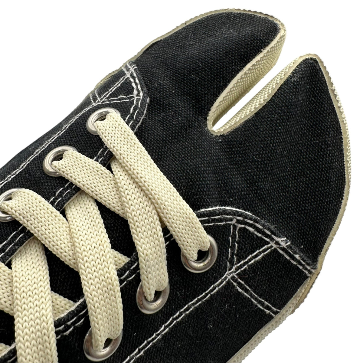 MAISON MARGIELA Tabi Canvas Sneakers Black Size EU 40