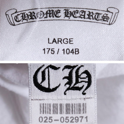 CHROME HEARTS CH T-BAR Horseshoe Pocket T-Shirt White Size L
