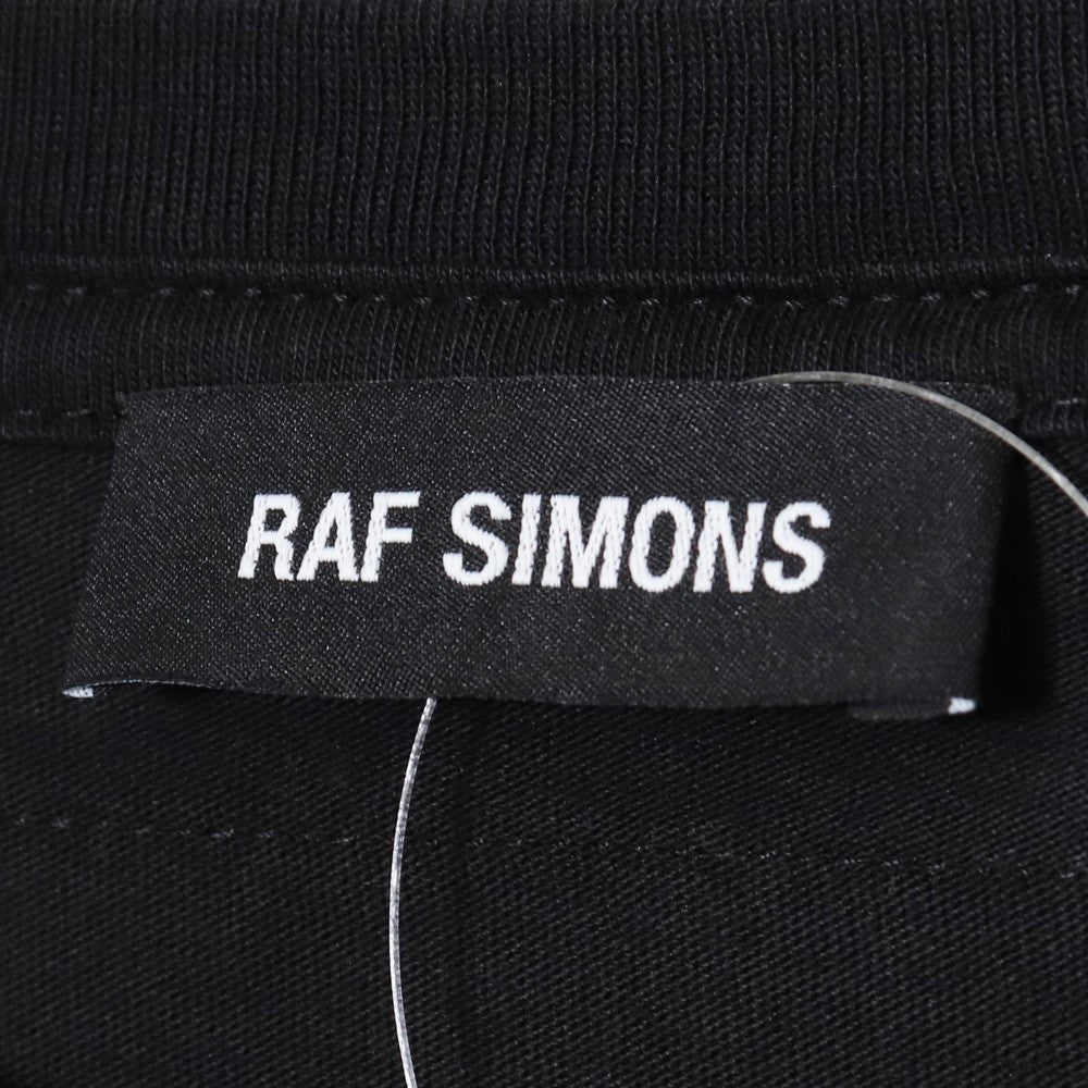 Raf Simons Oversized Printed Holes T-Shirt Black Size S