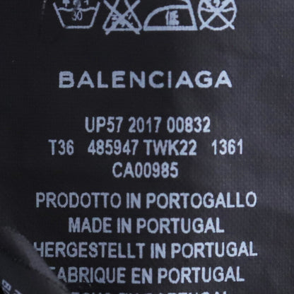 BALENCIAGA 17AW Homme Oversized Sweatshirt Black Size M