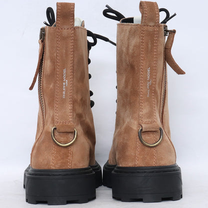 PHILIPPE MODEL Lace-Up Boots Brown Size EU 41