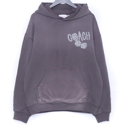 Coach Dice Relaxed Hoodie Gray Size M