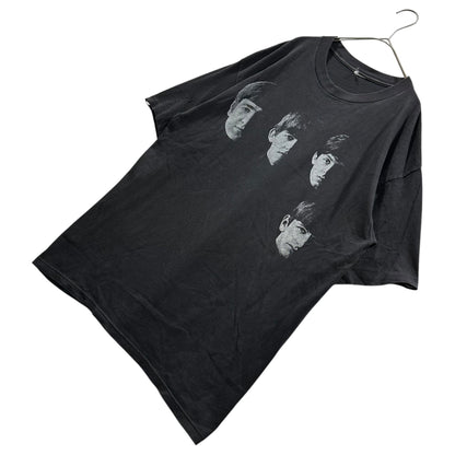 VINTAGE 90s "Meet The Beatles" Band T-Shirt Black