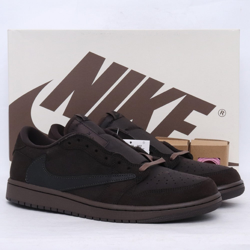 NIKE × TRAVIS SCOTT Air Jordan 1 Brown Sneakers Size 28.5cm