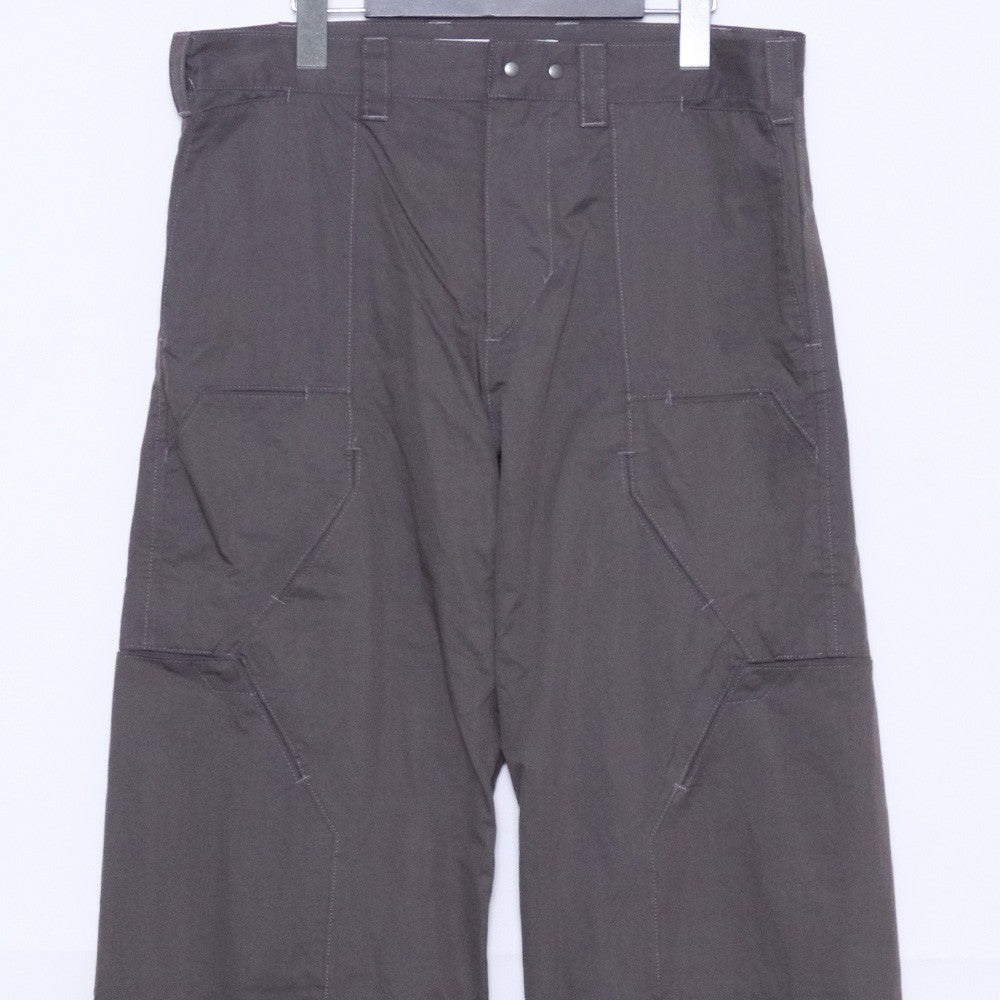 GRAY 25SS 12-Pocket Panel Pants Black Size 46