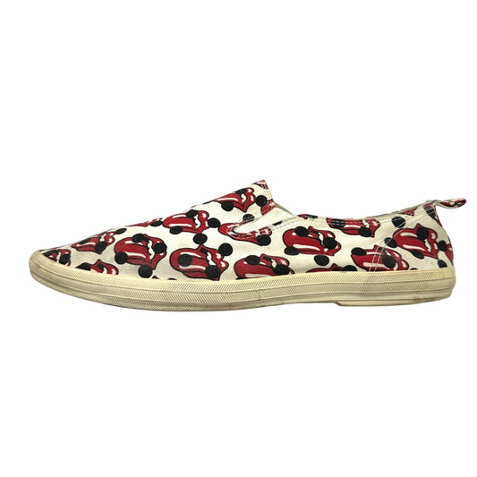 COMME des GARCONS HOMME PLUS 06SS Ivory Red Sneakers Size 27.0cm