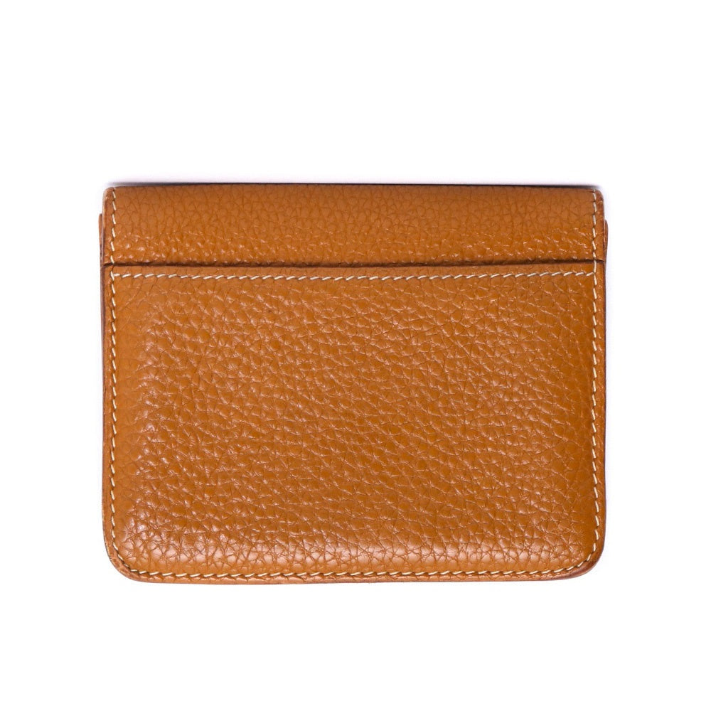 HERMES Dogon Compact Coin Wallet Brown Size ONE SIZE