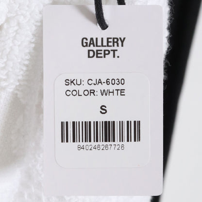 Gallery Dept. White Cotton Pile Mexican Hoodie Size S