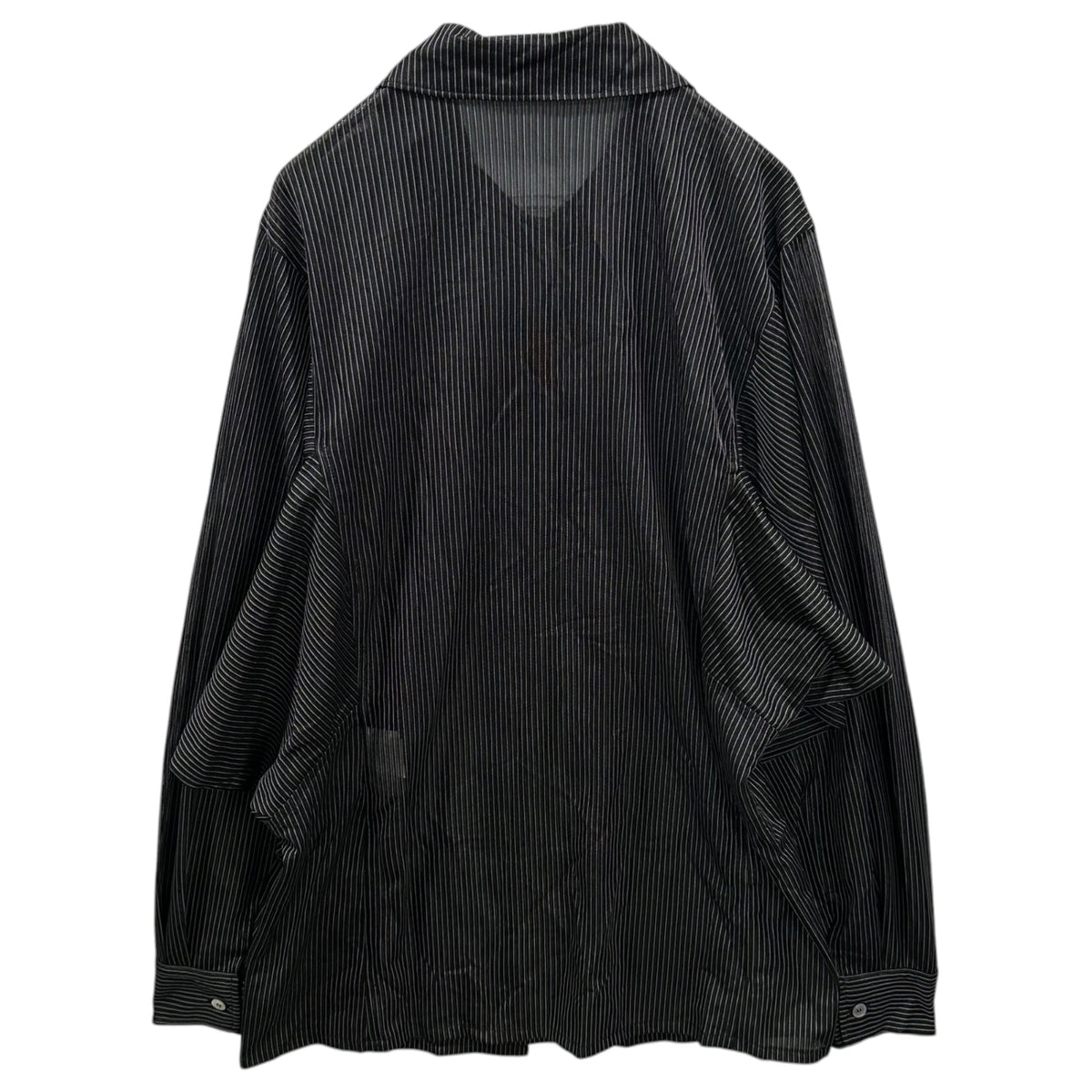 COMME des GARCONS 80s Sheer Stripe Button-Up Size FREE