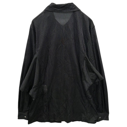 COMME des GARCONS 80s Sheer Stripe Button-Up Size FREE