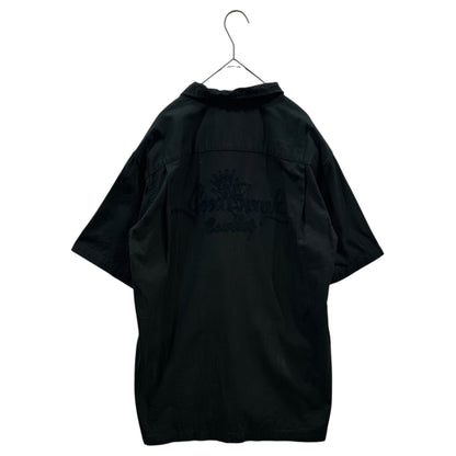 GOODENOUGH 00s Back Logo Bowling Shirt Black Size M