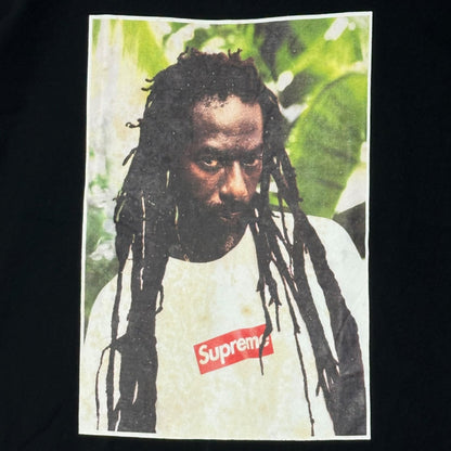 SUPREME 19SS Buju Banton Photo Print T-Shirt Black Size L