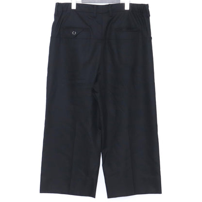SUNSEA N.M Thickened Wide Pants Black Size 2