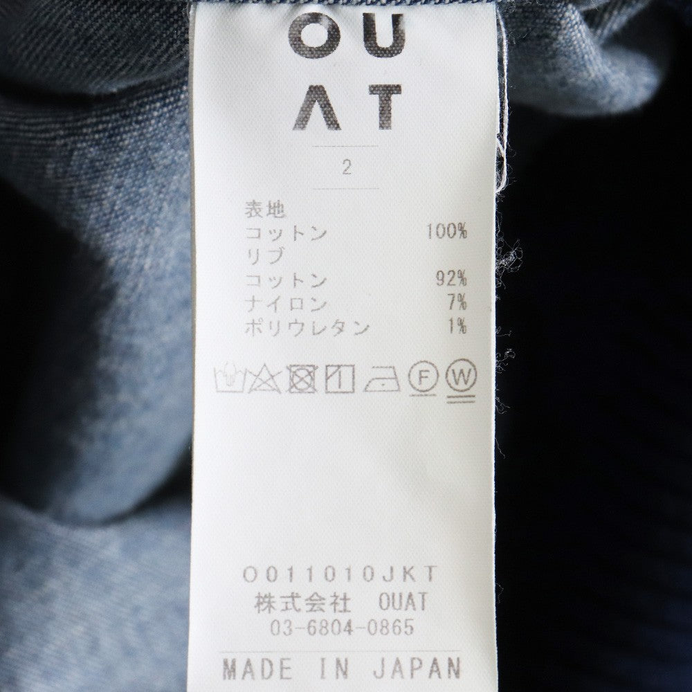 OUAT 25SS Indigo Denim Deck Jacket Blue Size 2