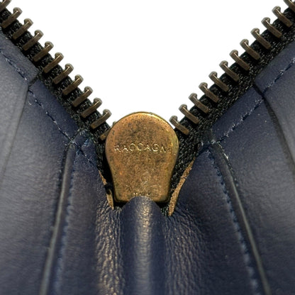 MARNI Round Zipper Leather Wallet
