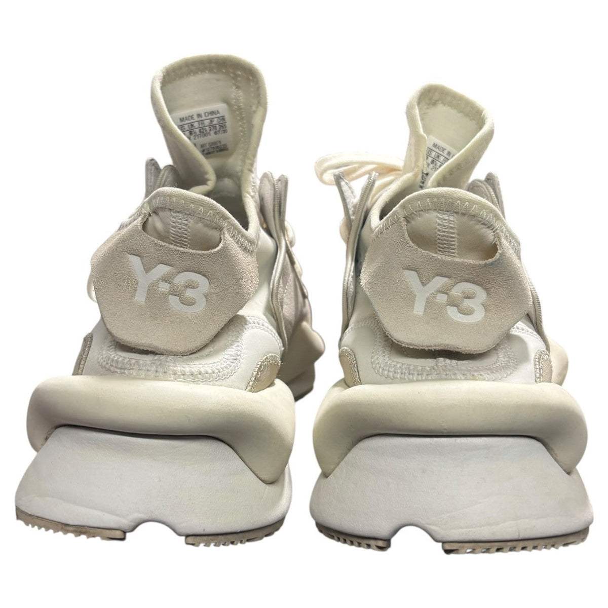 Y-3 Kaiwa Low-cut Tech Sneakers Beige Size 27.0cm