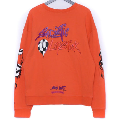 CHROME HEARTS Matty Boy Sadistic Sweatshirt Orange Size L
