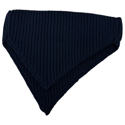 JIL SANDER 23AW Foulard Knit Neck Warmer Navy Size U