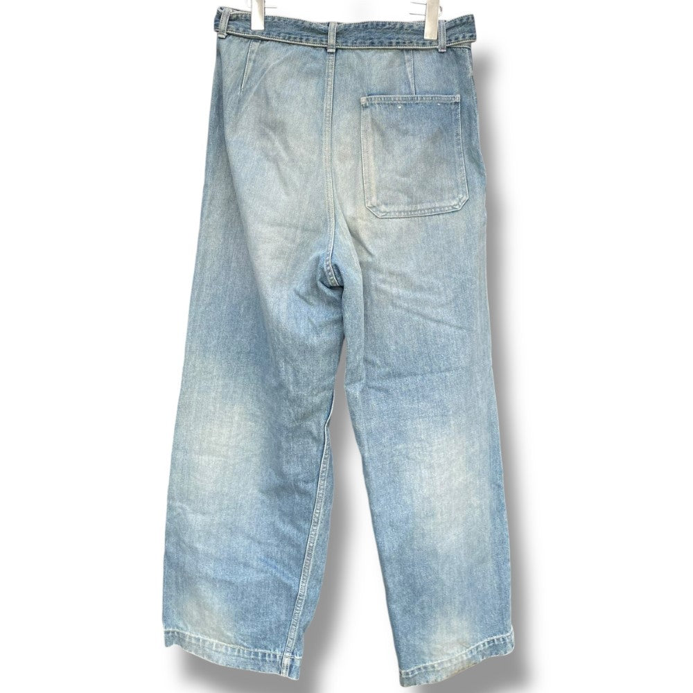 Graphpaper 24AW Salvage Denim Belted Jeans Size 1