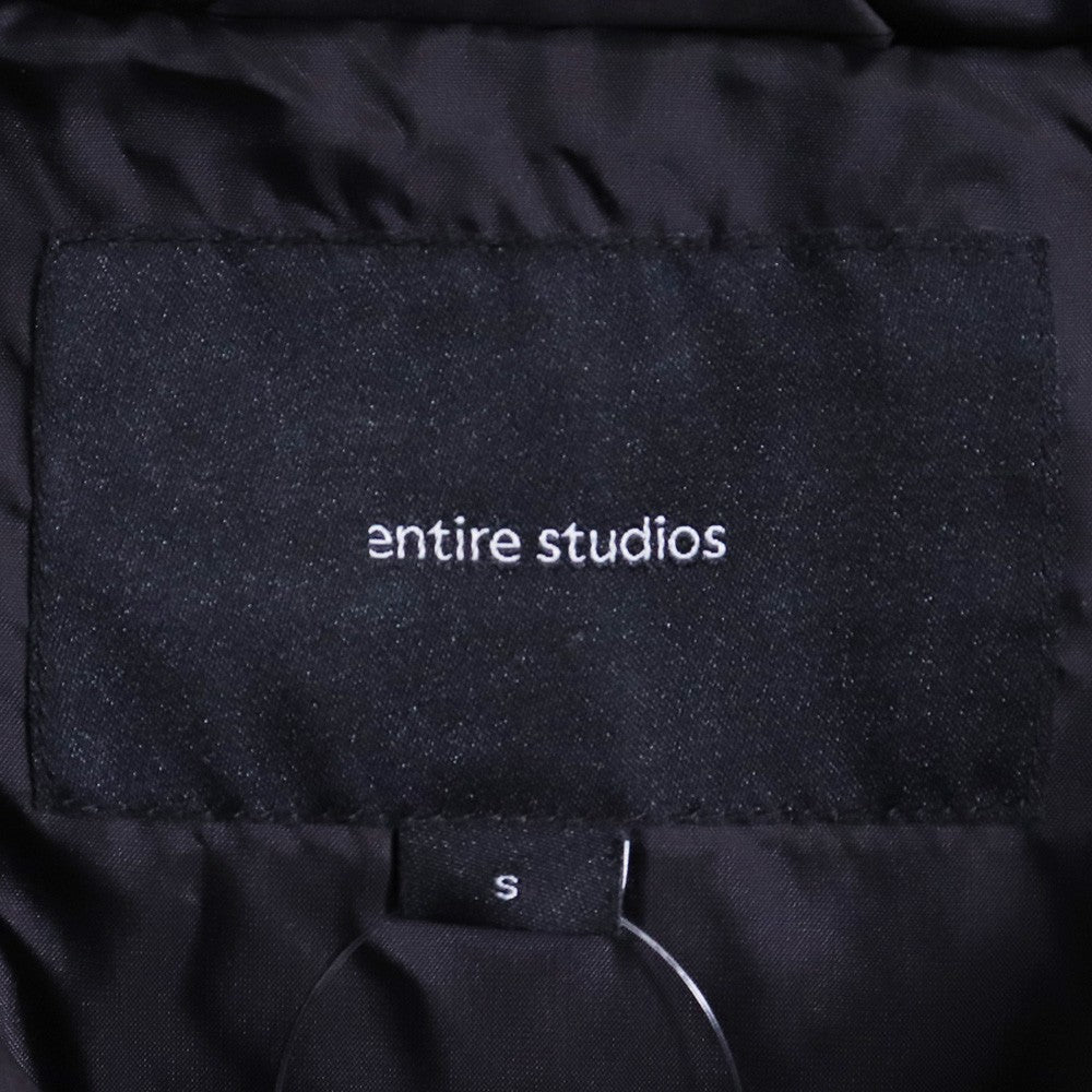 ENTIRE STUDIOS MML HOODED PUFFER Down Jacket Black Size S