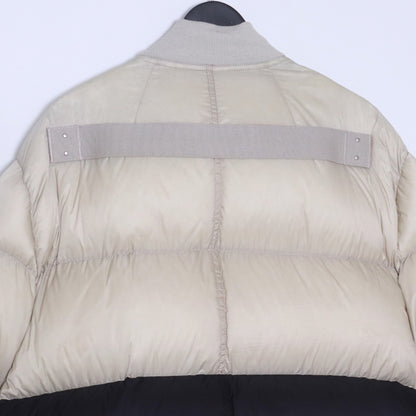 RICK OWENS 21AW Flight Down Jacket Beige/Black Size 46