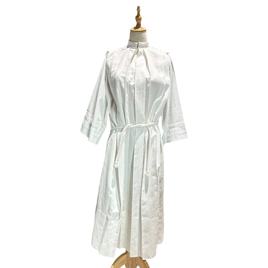 Vintage 80s/90s Cutwork Lace Church Dress White Size 130