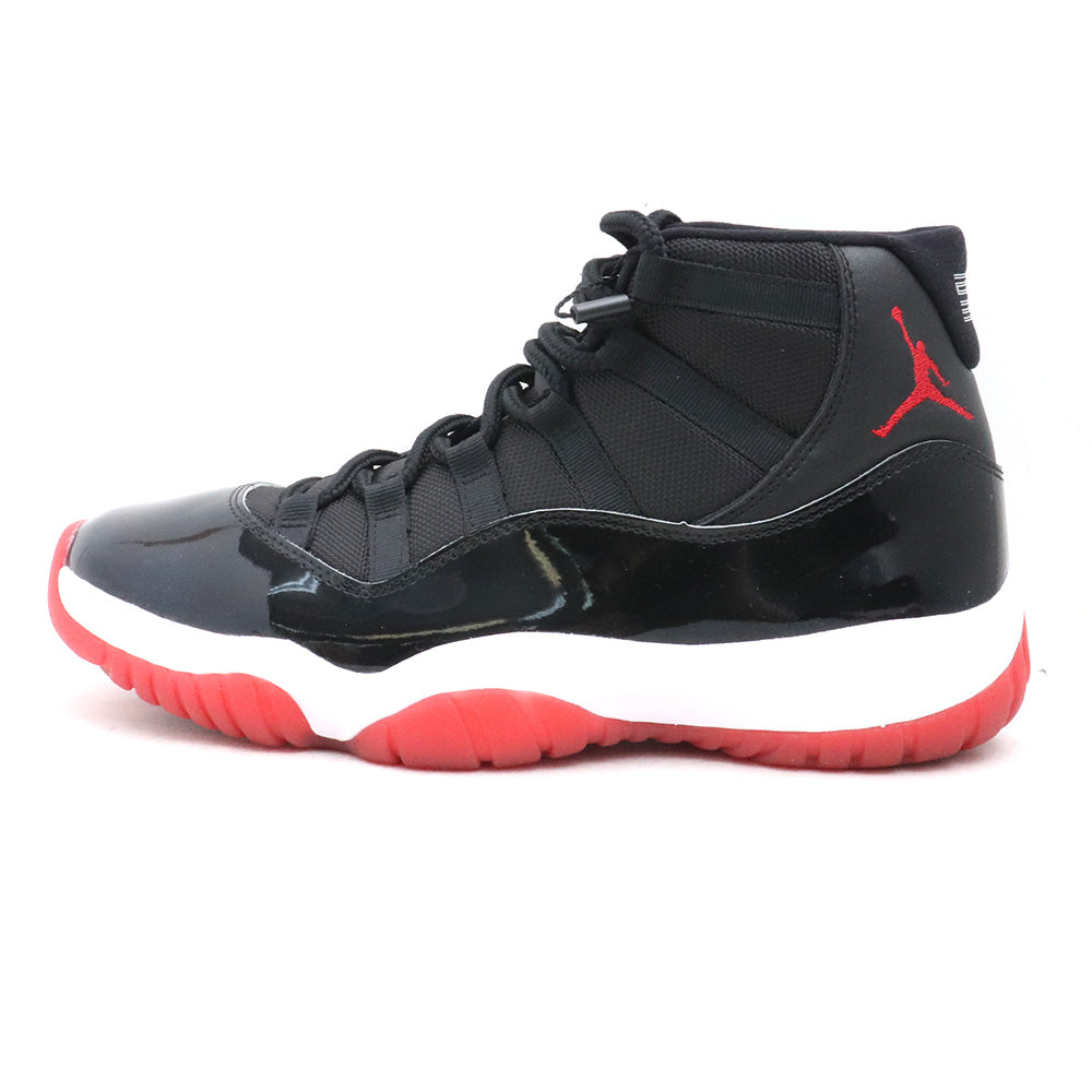 Nike AIR JORDAN 11 RETRO BRED Black Sneakers Size 27cm