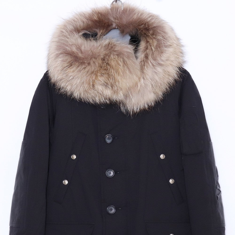 MASTERMIND JAPAN Gore-Tex Fur Hood N-3B Coat Black Size XS