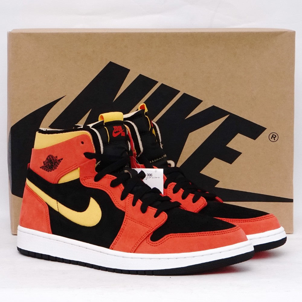 Nike Air Jordan 1 High Zoom Air Red Sneakers Size 30cm