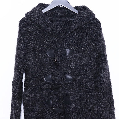 ISAMUKATAYAMA BACKLASH Low Gauge Duffle Sweater Gray Size S