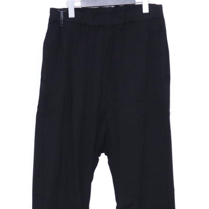 ISAMU KATAYAMA BACKLASH Rayon Silk Pants Black Size S