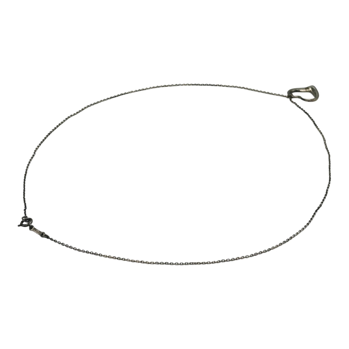 TIFFANY & CO. Elsa Peretti Open Heart Necklace Silver 925