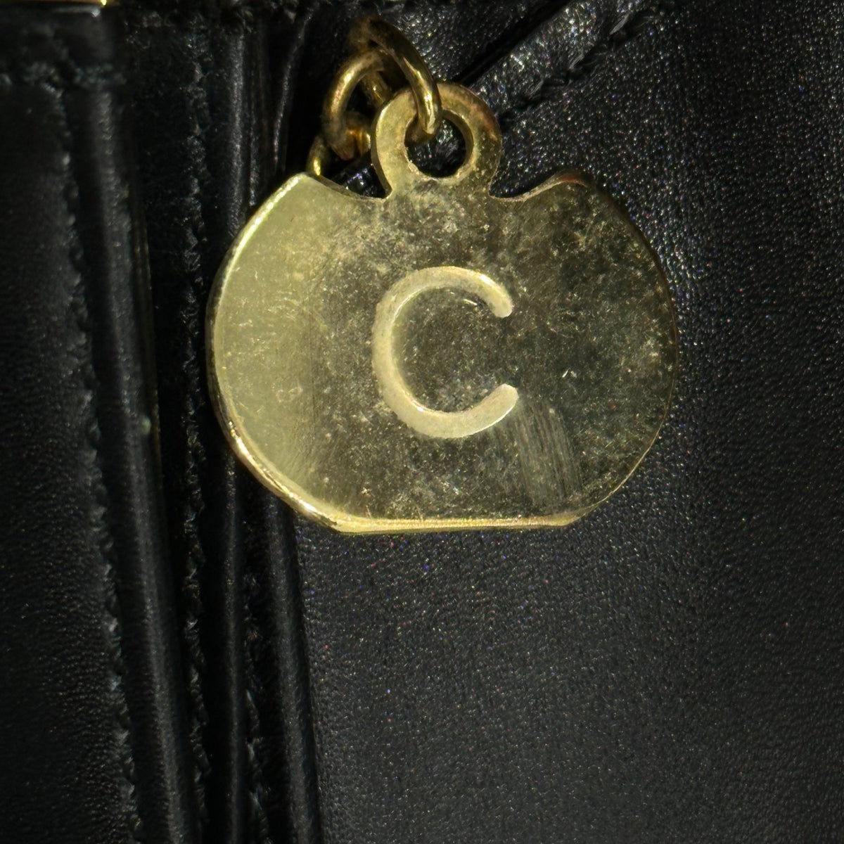 CELINE Vintage Star Ball Logo 2-Way Shoulder Bag