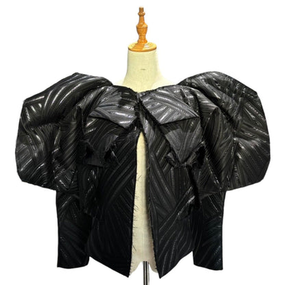 COMME des GARCONS 26SS Deconstructed Jacket Black Size XS