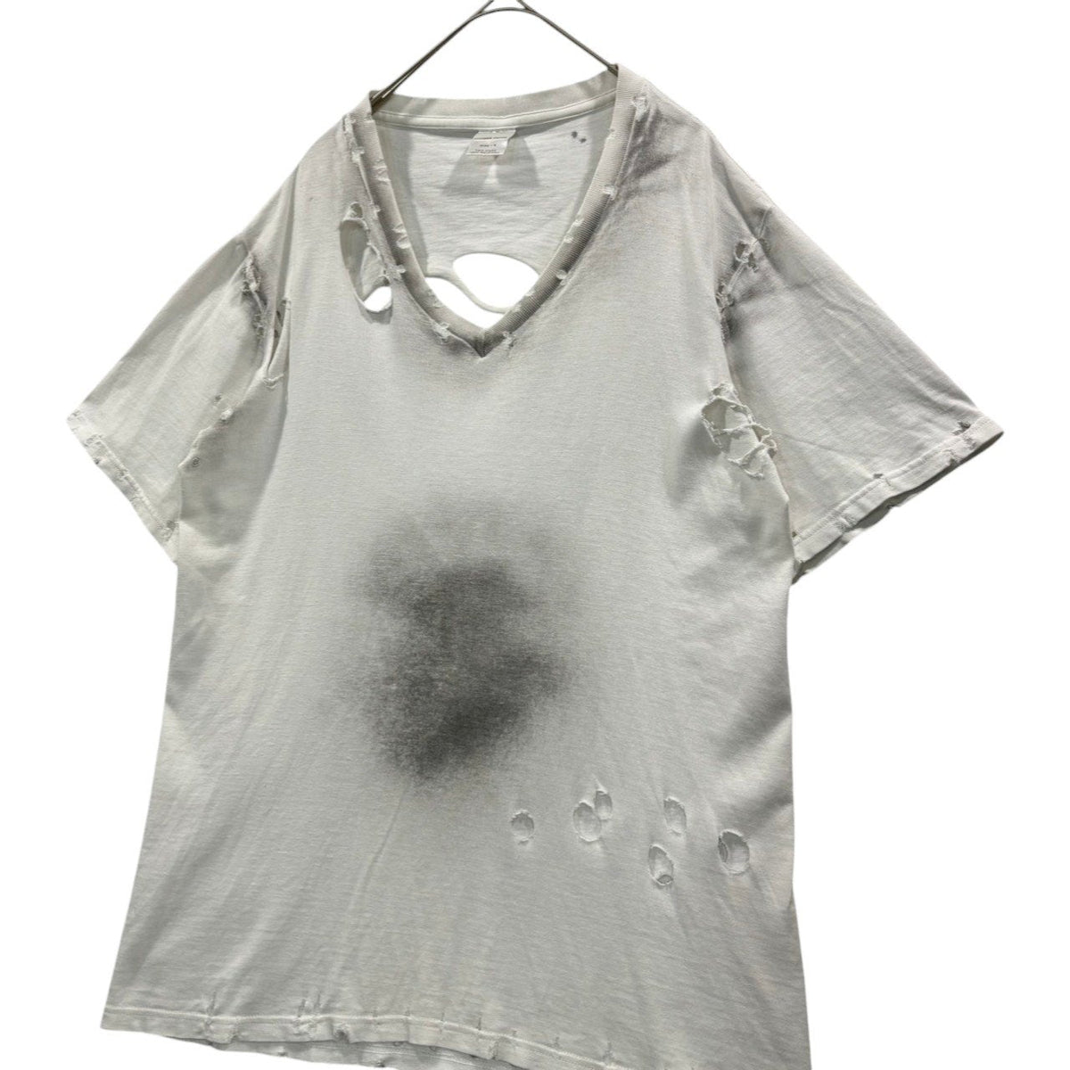 NUMBER (N)INE 02SS Modern Age Distressed T-Shirt Size 3