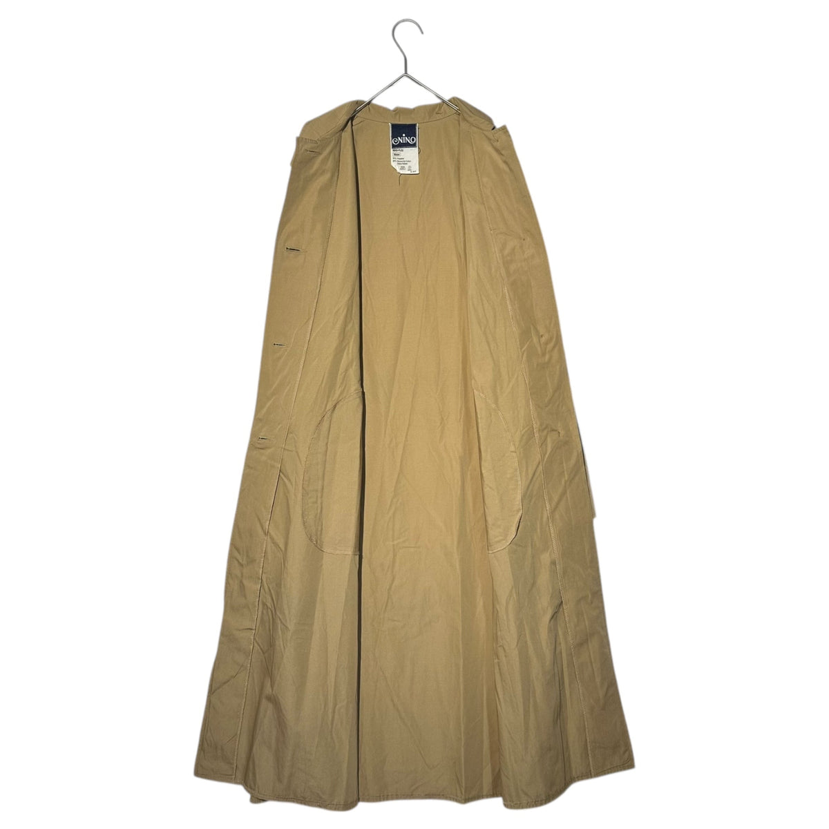 Euro vintage 70s Design Button Trench Coat