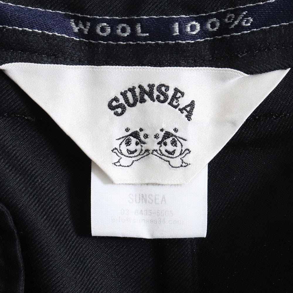 SUNSEA N.M Thickened Wide Pants Black Size 2