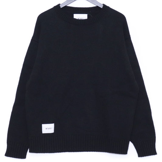 WTAPS Crew Neck AFA Sweater ALPL Black Size 02