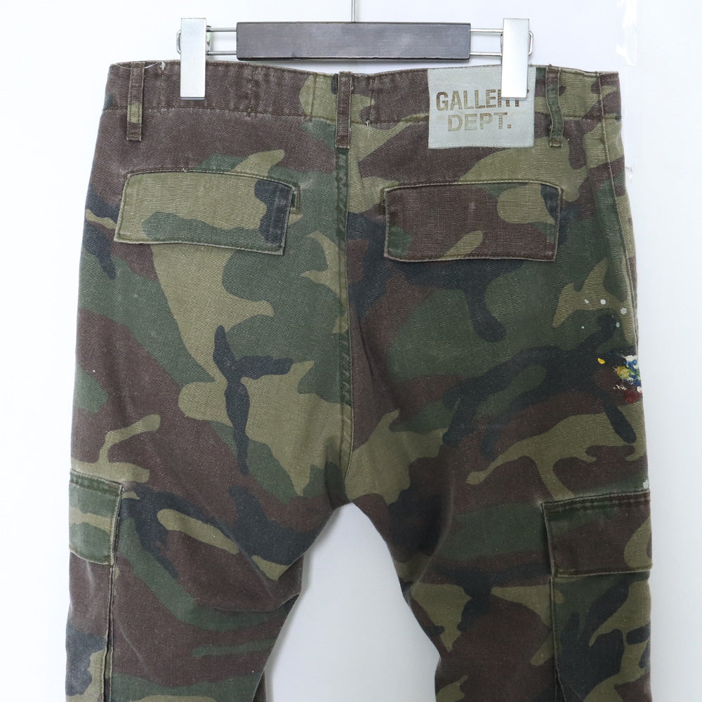 GALLERY DEPT. Camo Flare Carpenter Pants Khaki Size 31