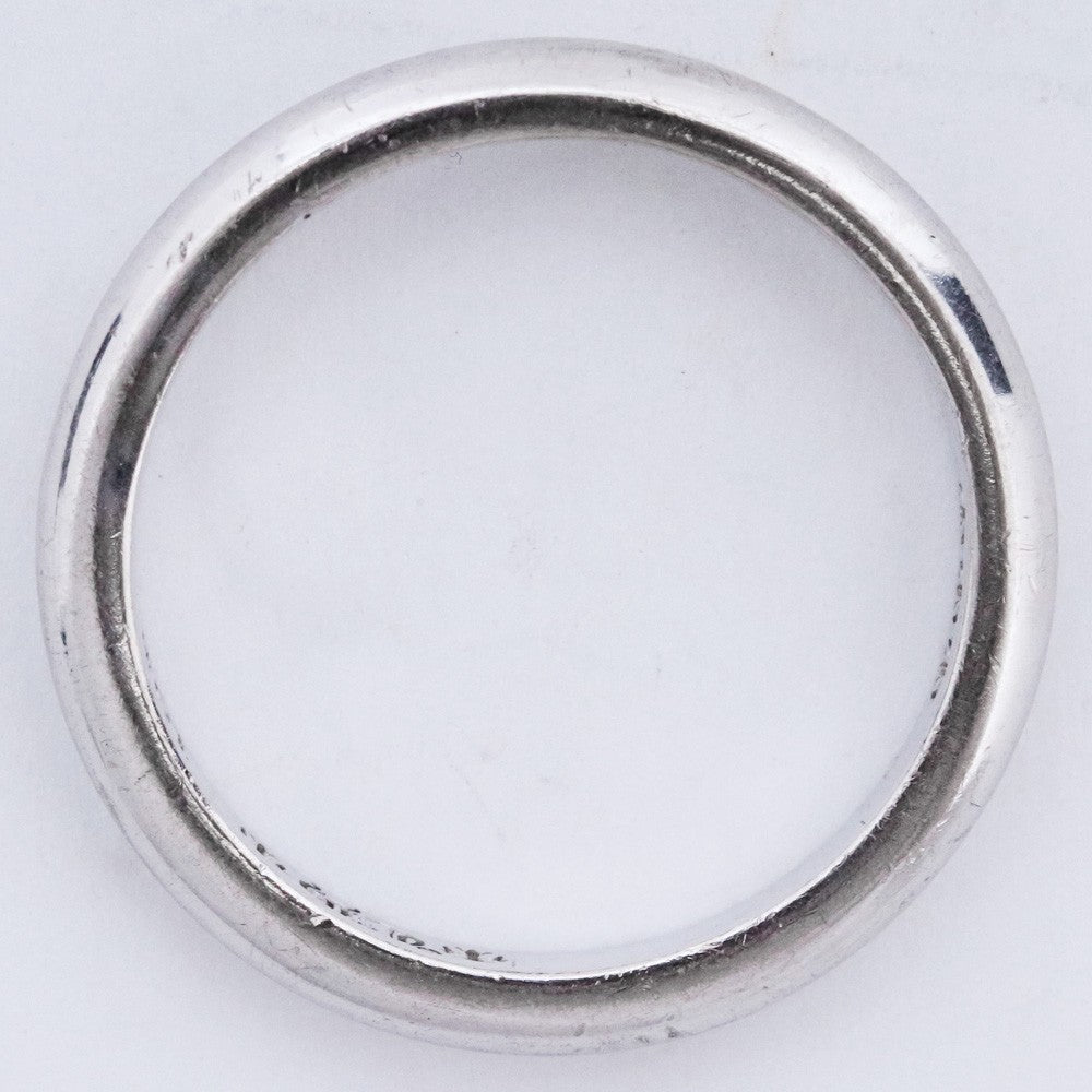 CHROME HEARTS 18K White Gold Wedding Ring Size ONE SIZE