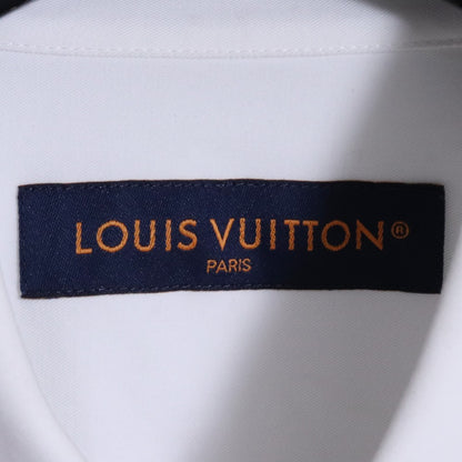 Louis Vuitton Embossed Pocket Long-Sleeve Shirt White Size S