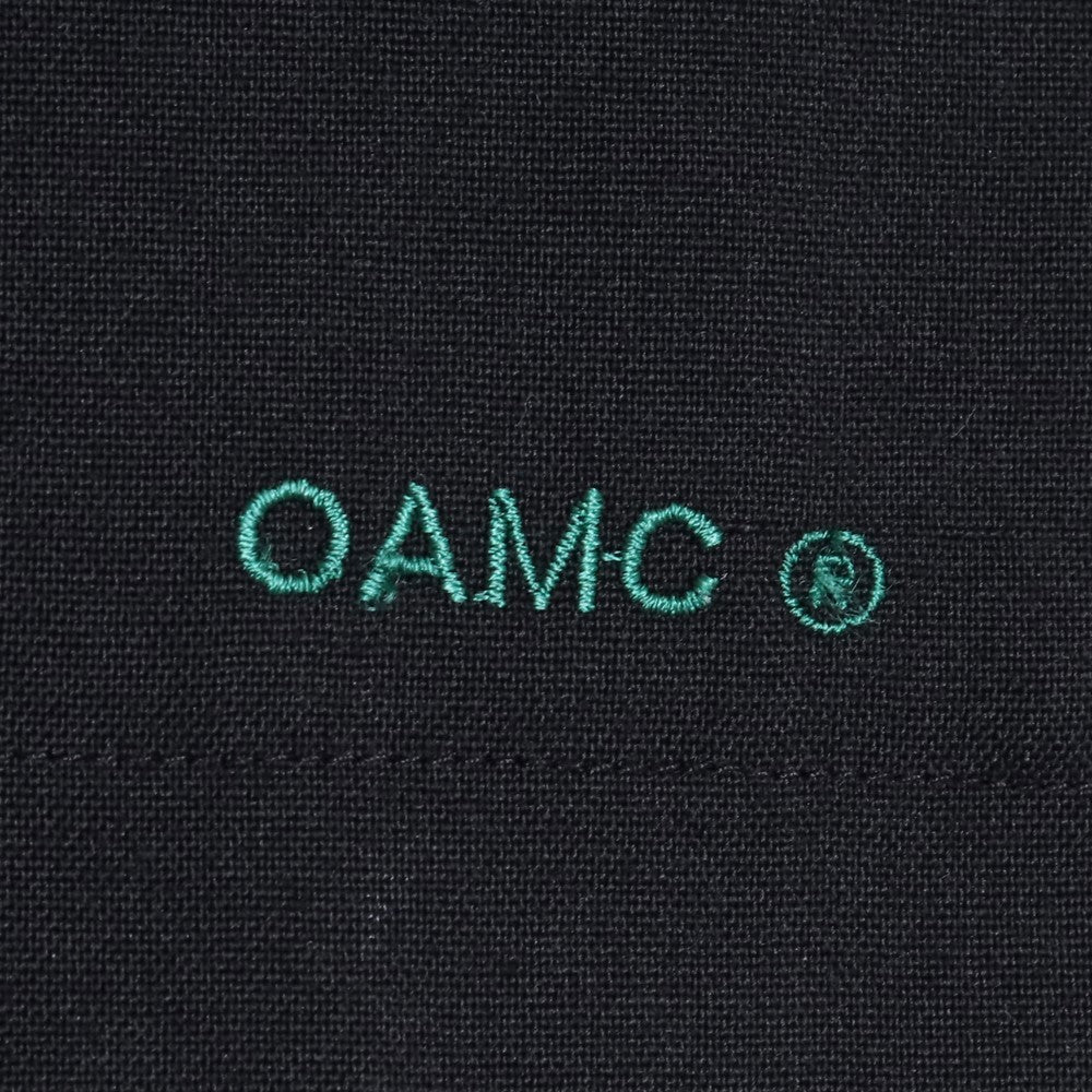 OAMC BLACK IAN SHIRT Zip Button Up Shirt Black Size S
