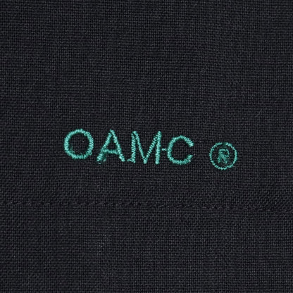 OAMC BLACK IAN SHIRT Zip Button Up Shirt Black Size S