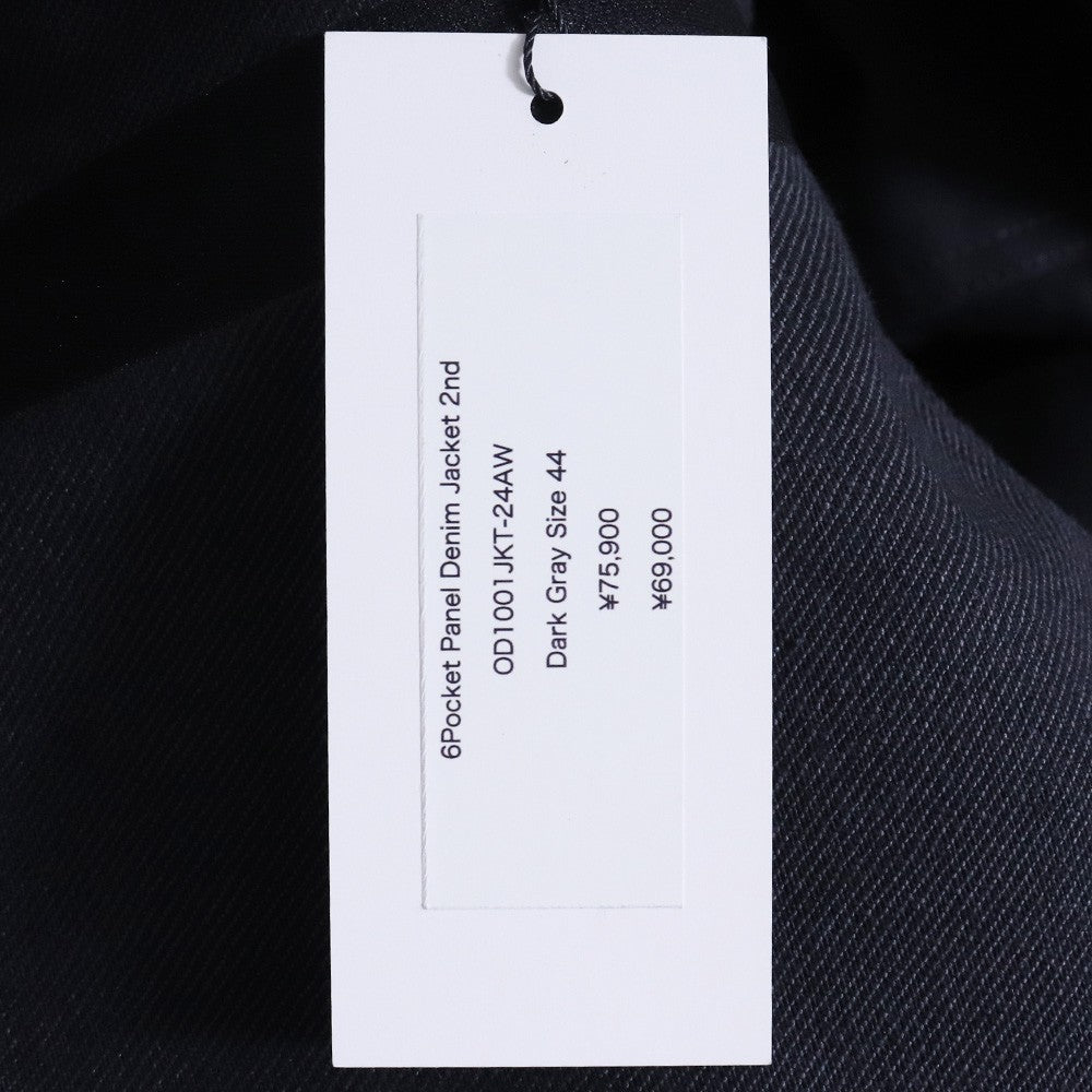OPPOSE DUALITY 24AW 6-Pocket Panel Denim Dark Gray Size 44