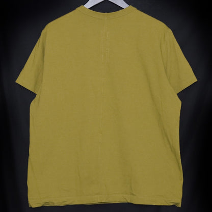RICK OWENS Level Short Sleeve T-Shirt Yellow Size XL